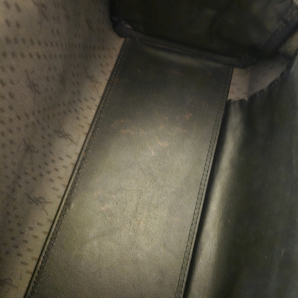 Yves Saint Laurent Vintage Woven Canvas Boston Bag - Picture 5 of 15